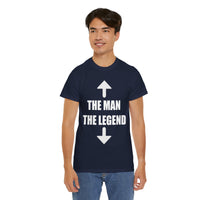 The Man The Legend Unisex Heavy Cotton Tee