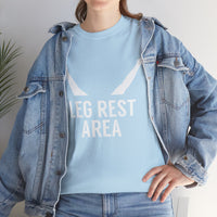 Leg Rest Area Unisex Heavy Cotton Tee