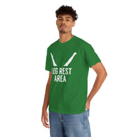 Leg Rest Area Unisex Heavy Cotton Tee