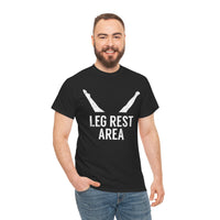 Leg Rest Area Unisex Heavy Cotton Tee