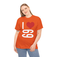 I Love 69 Unisex Heavy Cotton Tee