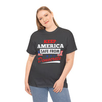 Keep America Safe From Democrats Unisex Heavy Cotton Tee