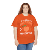I Like Big Peaches I Can't Lie Unisex Heavy Cotton Tee