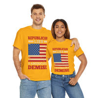 Republican Lies American Demise Unisex Heavy Cotton Tee