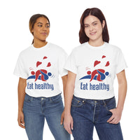 Eat Healthy Unisex Heavy Cotton Tee