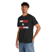 Democraps VS Repooplican Unisex Heavy Cotton Tee