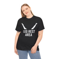 Leg Rest Area Unisex Heavy Cotton Tee
