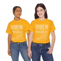Biden Not My President Unisex Heavy Cotton Tee