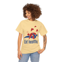 Eat Healthy Unisex Heavy Cotton Tee
