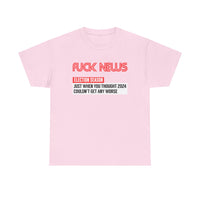 Fuck News Unisex Heavy Cotton Tee