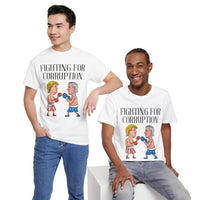 Fighting For Corruption Unisex Heavy Cotton Tee