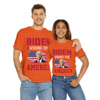 Biden Wrong for America Unisex Heavy Cotton Tee