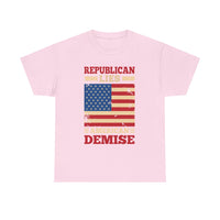 Republican Lies American Demise Unisex Heavy Cotton Tee
