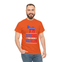 Democrats The Real Problem Unisex Heavy Cotton Tee