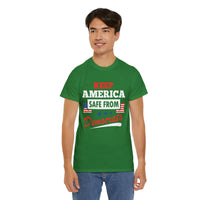 Keep America Safe From Democrats Unisex Heavy Cotton Tee
