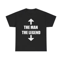 The Man The Legend Unisex Heavy Cotton Tee