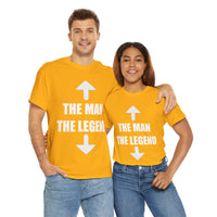 The Man The Legend Unisex Heavy Cotton Tee