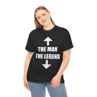 The Man The Legend Unisex Heavy Cotton Tee