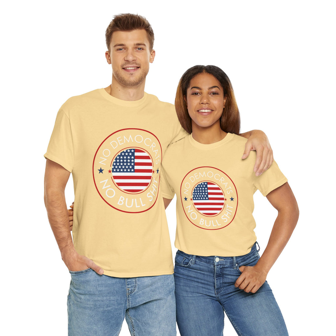 No Democrats No Bullshit Unisex Heavy Cotton Tee