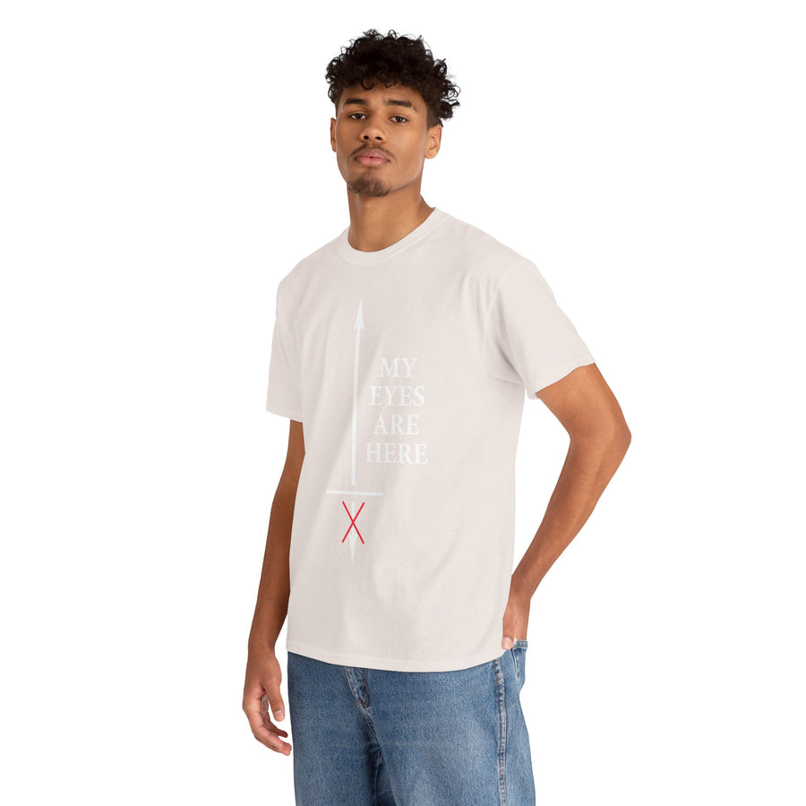 My Eyes Are Here Unisex Heavy Cotton Tee
