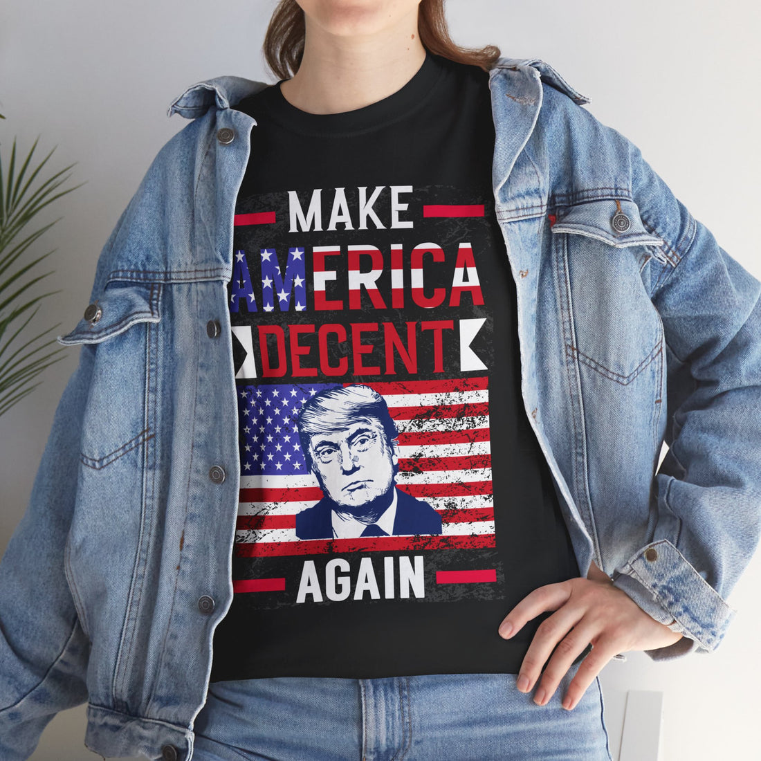 Make America Decent Again Unisex Heavy Cotton Tee