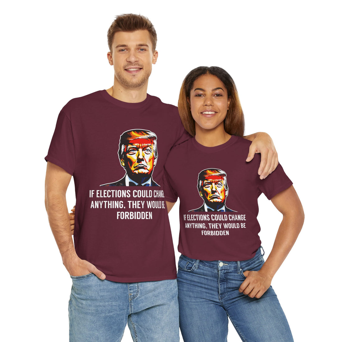 If Elections Could Change anything. They Would Be For Bidden Unisex Heavy Cotton Tee