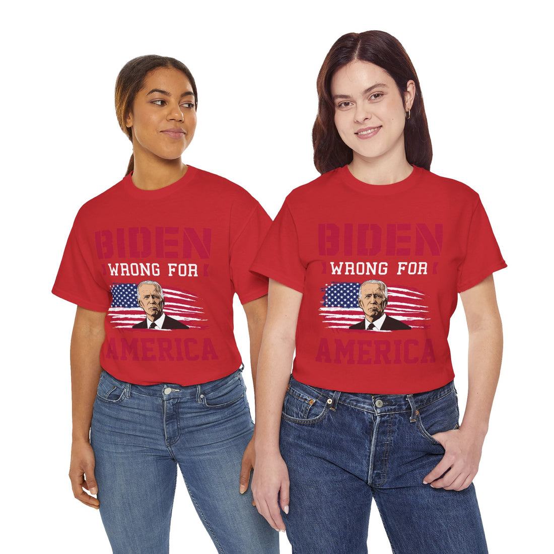 Biden Wrong for America Unisex Heavy Cotton Tee