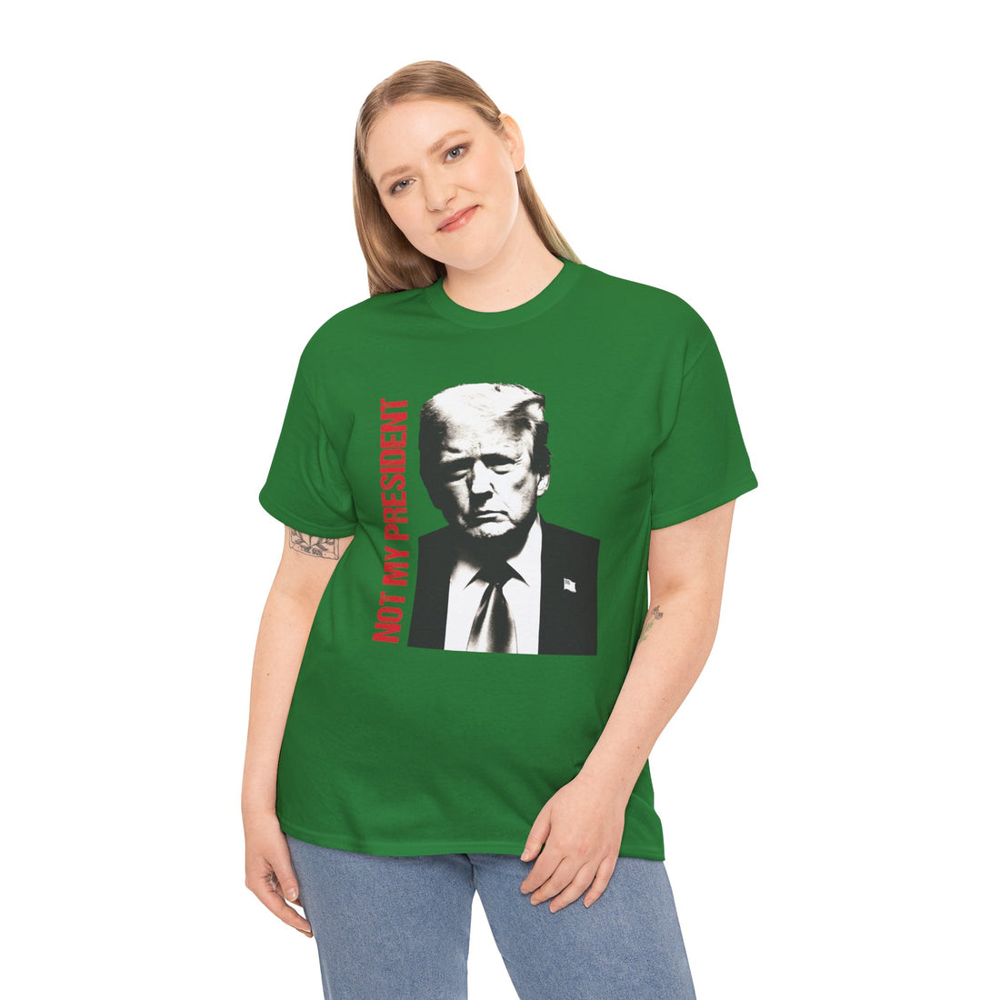 Not My President Unisex Heavy Cotton Tee
