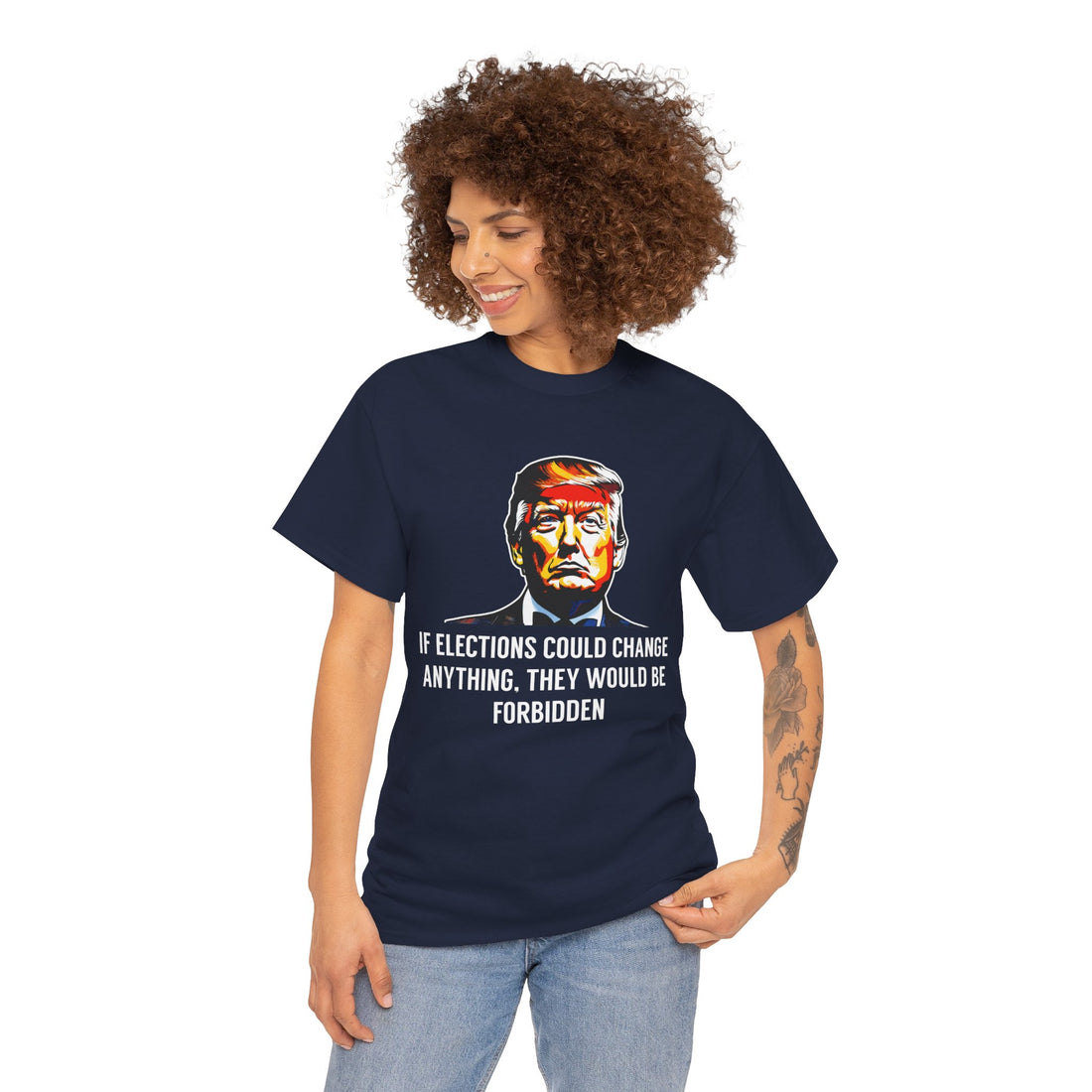 If Elections Could Change anything. They Would Be For Bidden Unisex Heavy Cotton Tee