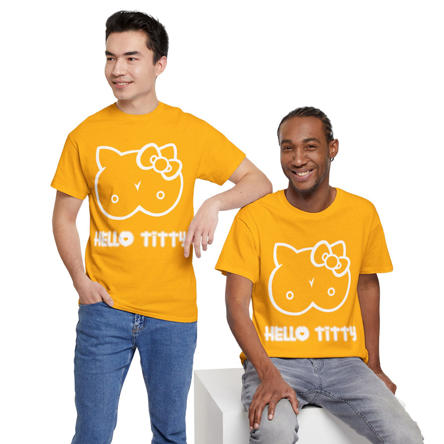 Hello Titty Unisex Heavy Cotton Tee