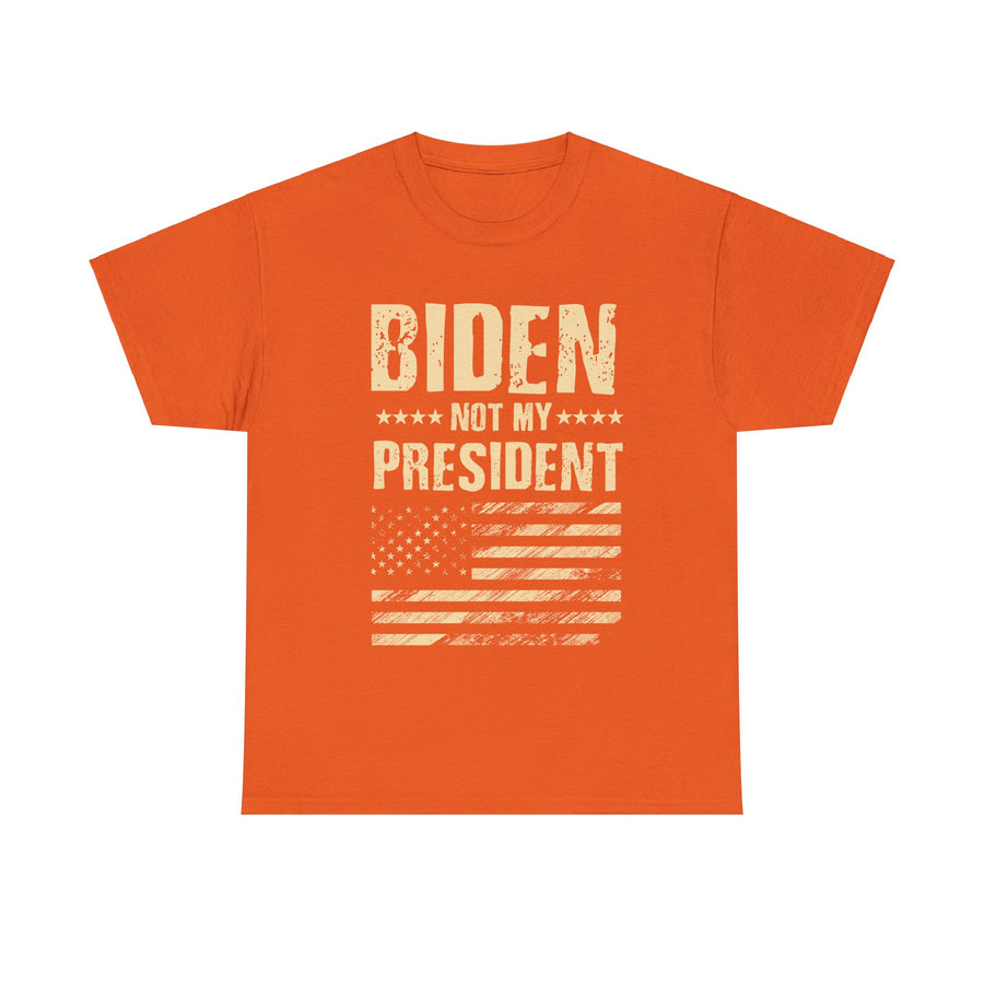 Biden Not My President Unisex Heavy Cotton Tee
