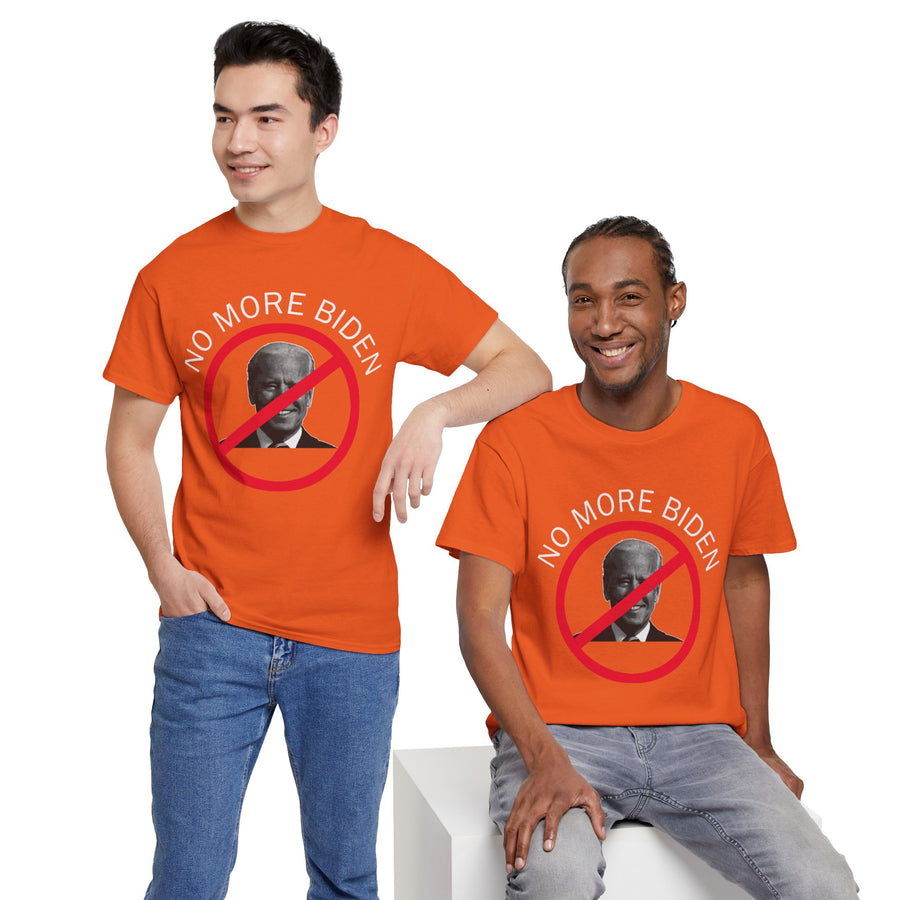 No More Biden Unisex Heavy Cotton Tee
