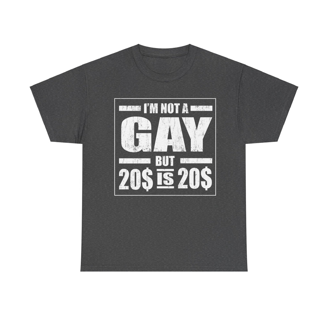 I'M Not Gay But Is 20 20 Unisex Heavy Cotton Tee