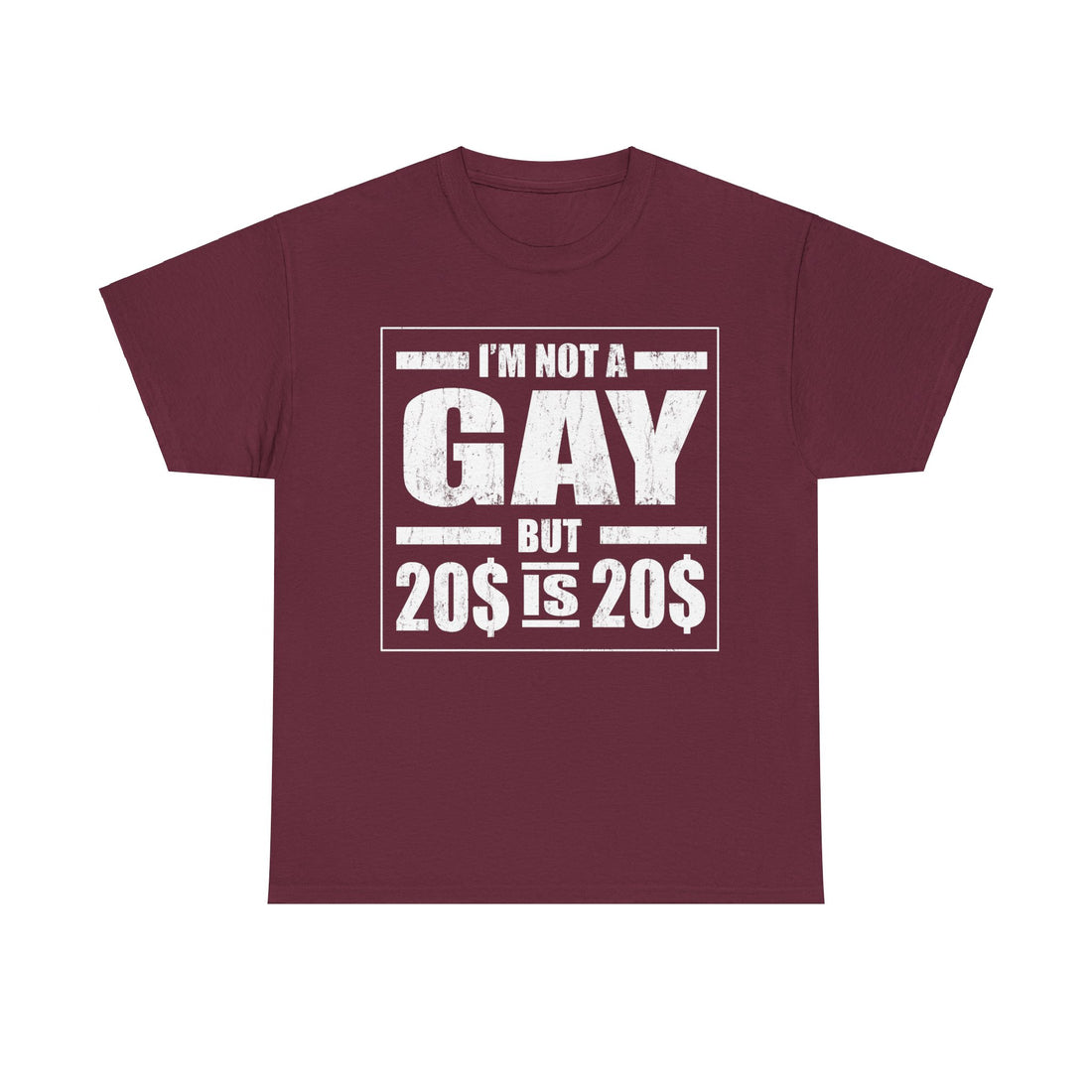 I'M Not Gay But Is 20 20 Unisex Heavy Cotton Tee