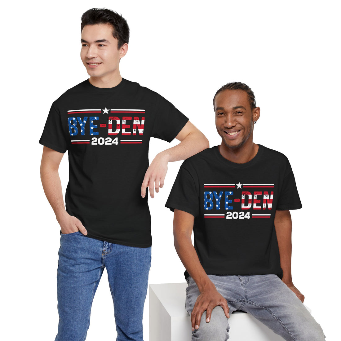 Bye Den 2024 Unisex Heavy Cotton Tee