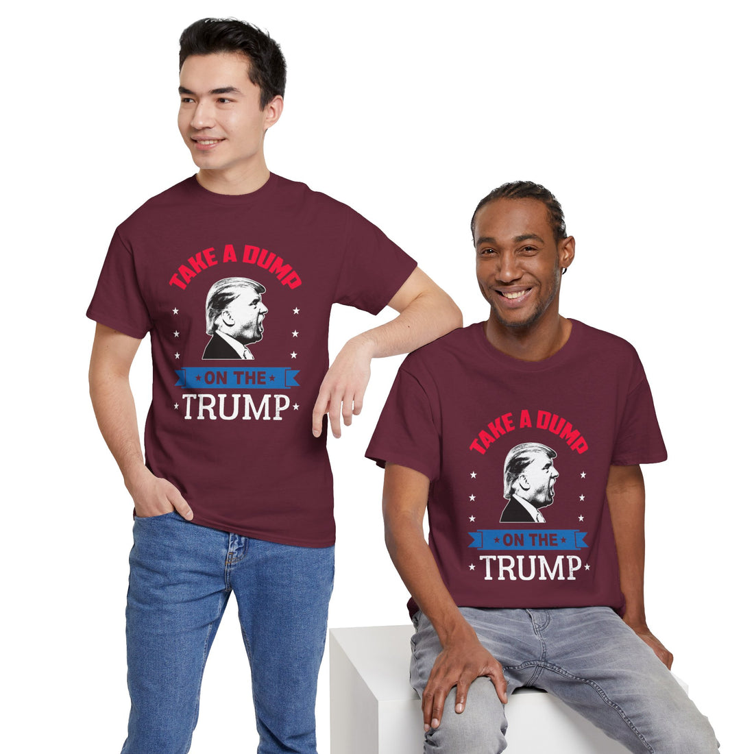 Take A Dump On The Trump Unisex Heavy Cotton Tee