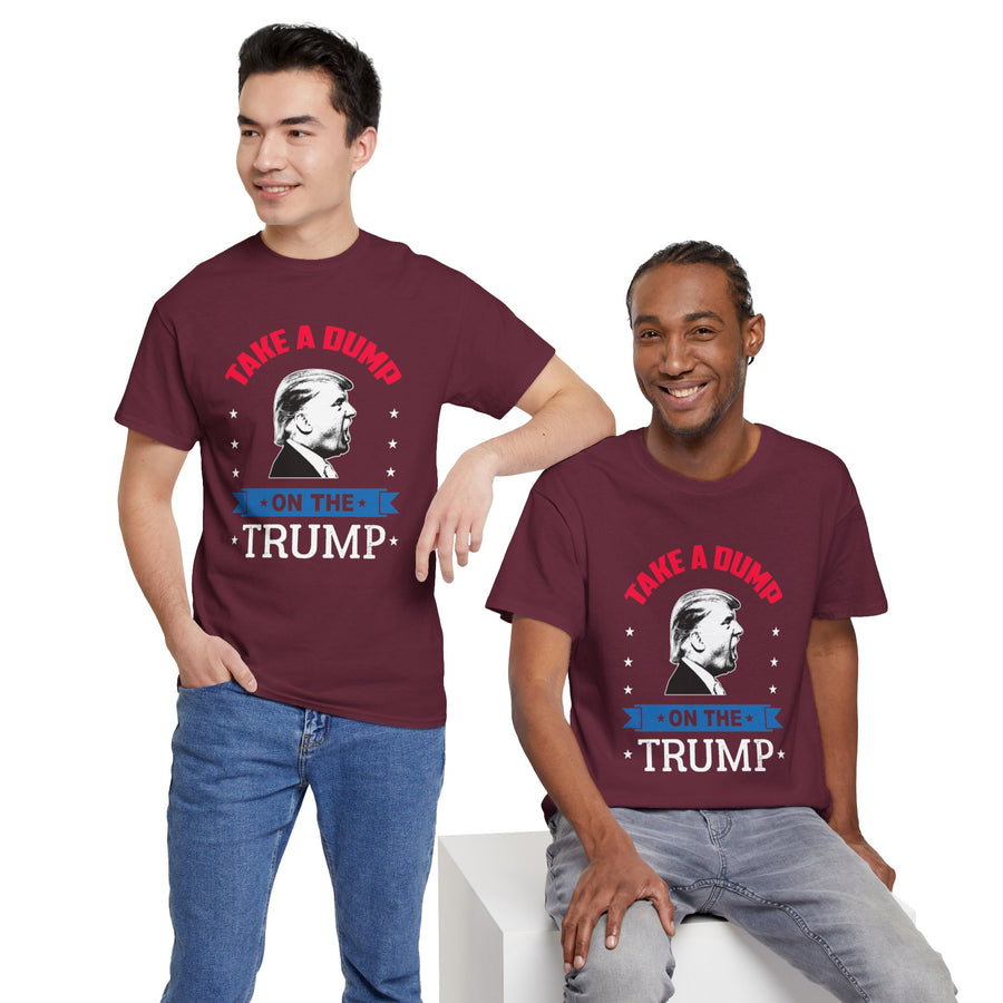 Take A Dump On The Trump Unisex Heavy Cotton Tee