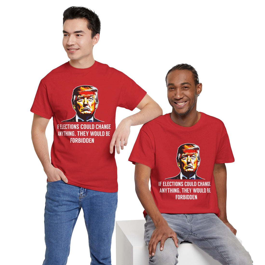 If Elections Could Change anything. They Would Be For Bidden Unisex Heavy Cotton Tee