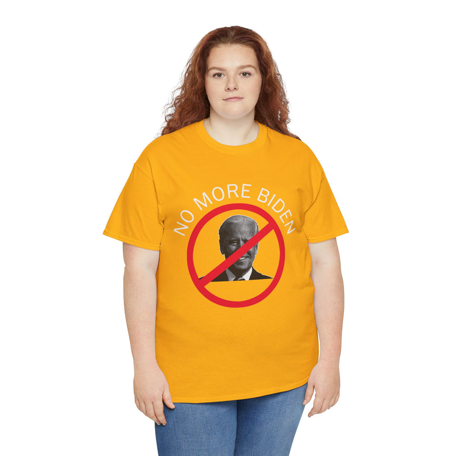 No More Biden Unisex Heavy Cotton Tee