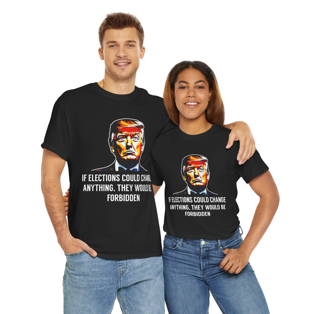 If Elections Could Change anything. They Would Be For Bidden Unisex Heavy Cotton Tee