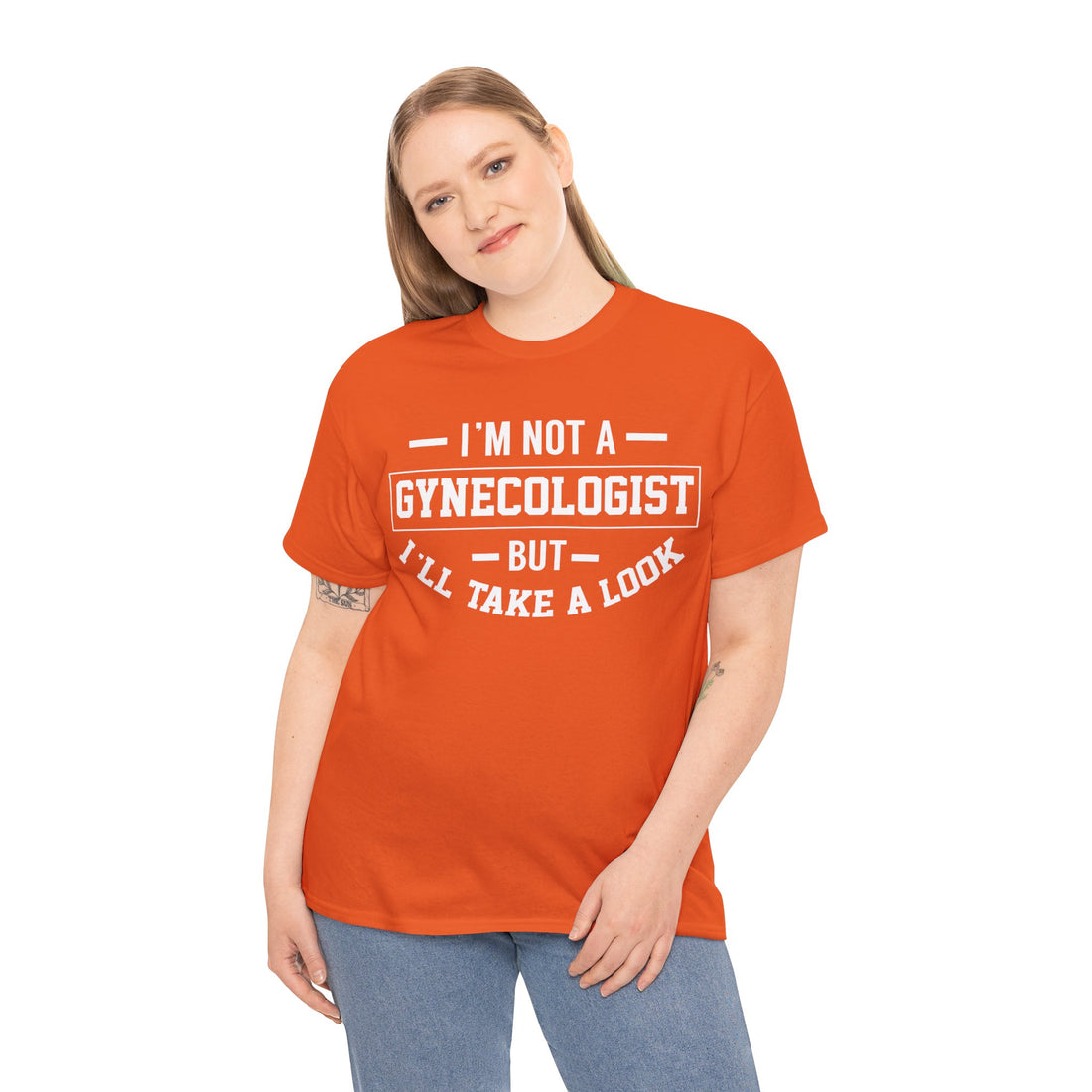 I'M Not A Gynecologist But I will Take A Look Unisex Heavy Cotton Tee