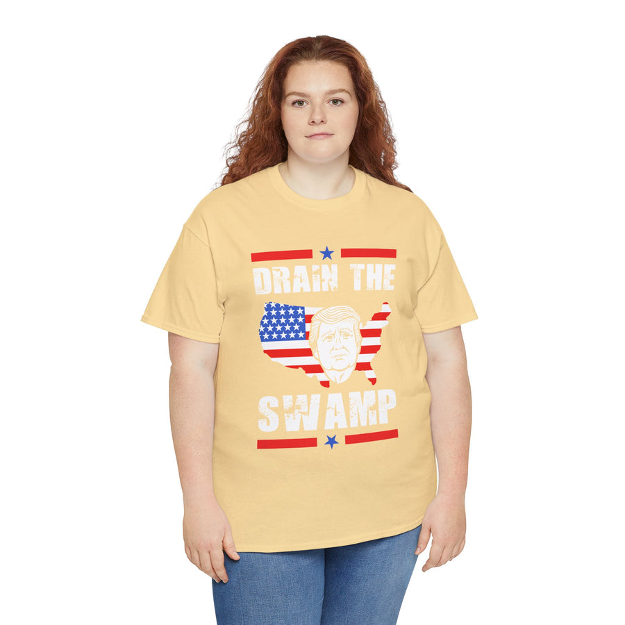Drain The Swamp Unisex Heavy Cotton Tee