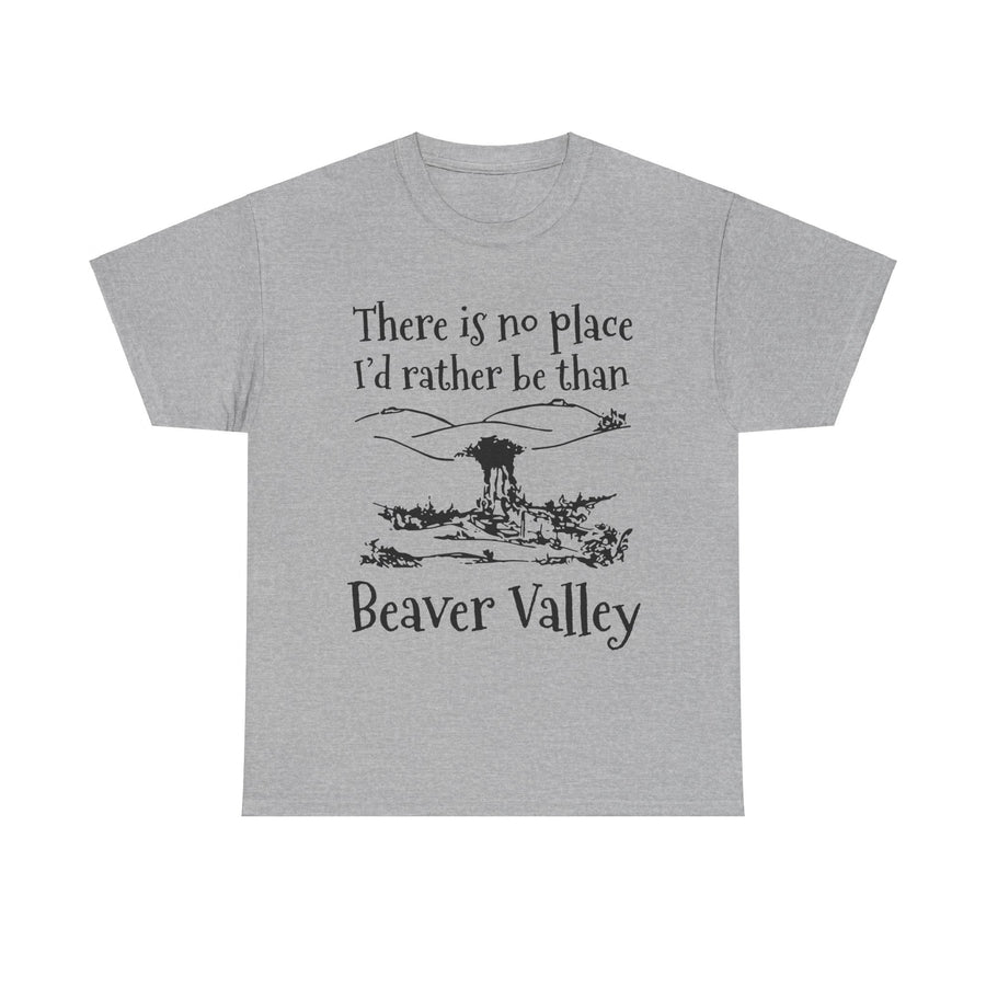 There Is No Place I'd Rather Be Than Bevear Valley Unisex Heavy Cotton Tee