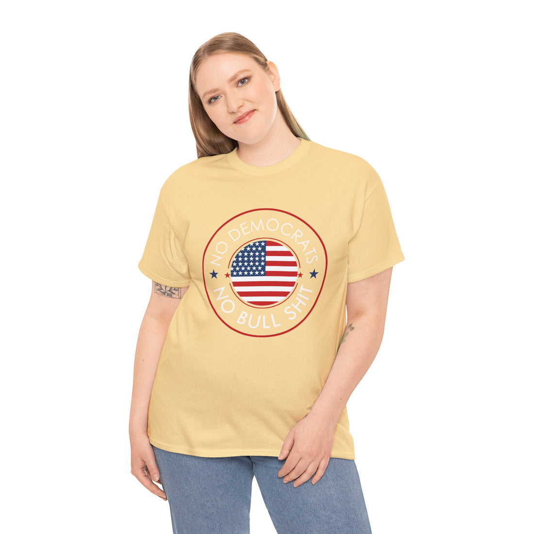 No Democrats No Bullshit Unisex Heavy Cotton Tee