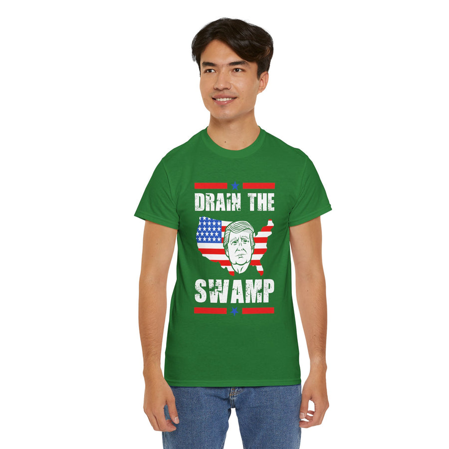 Drain The Swamp Unisex Heavy Cotton Tee