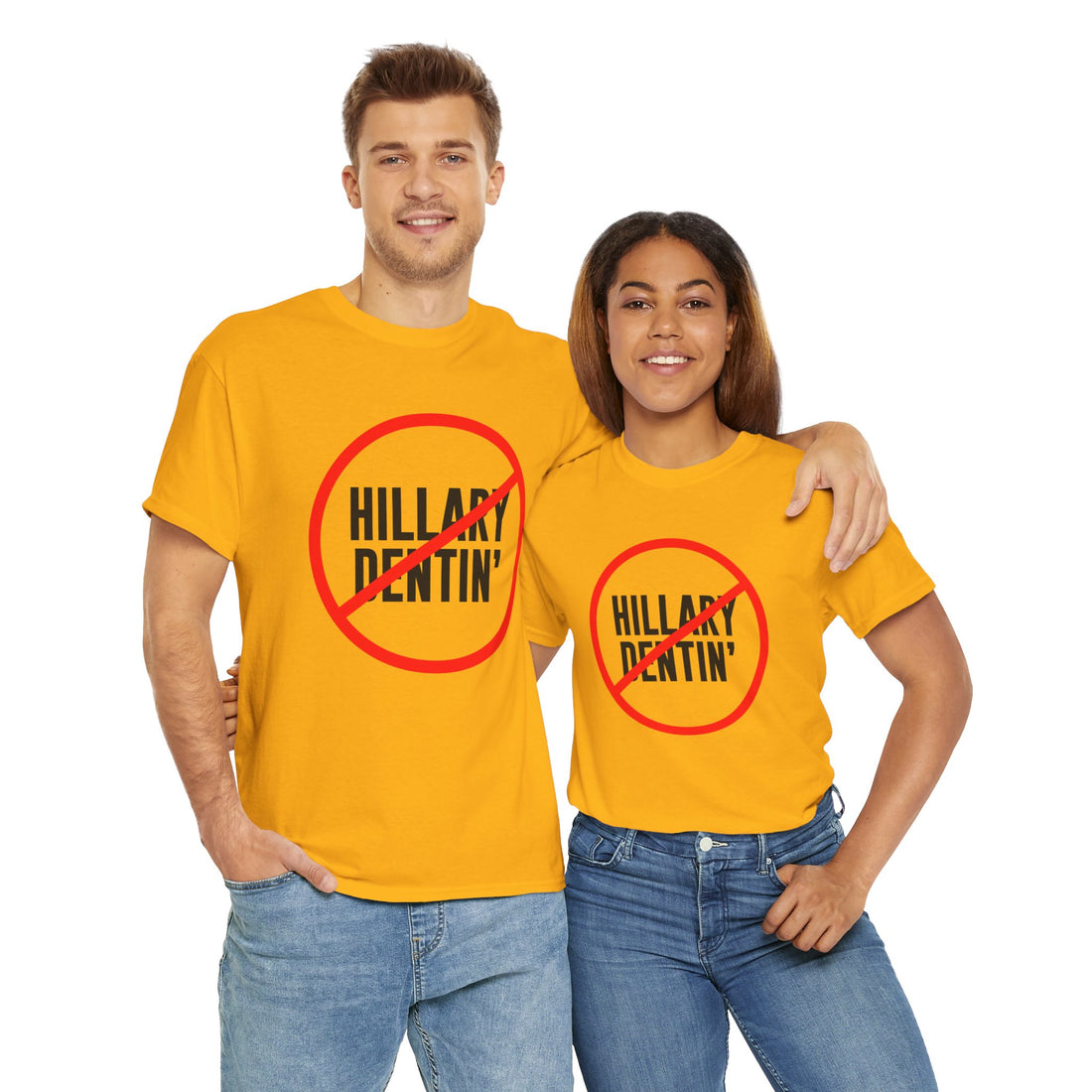 Hillary Dentin Unisex Heavy Cotton Tee