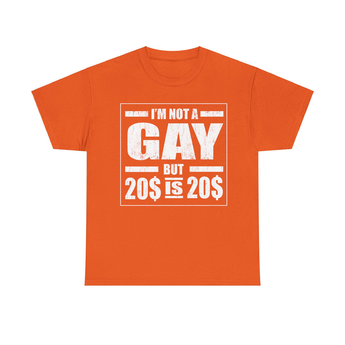 I'M Not Gay But Is 20 20 Unisex Heavy Cotton Tee