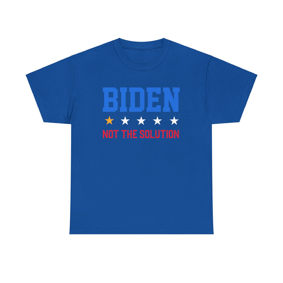 Biden Not The Solution Unisex Heavy Cotton Tee