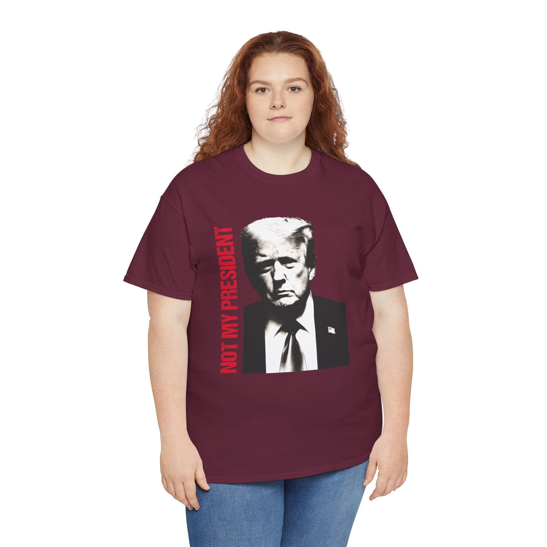 Not My President Unisex Heavy Cotton Tee
