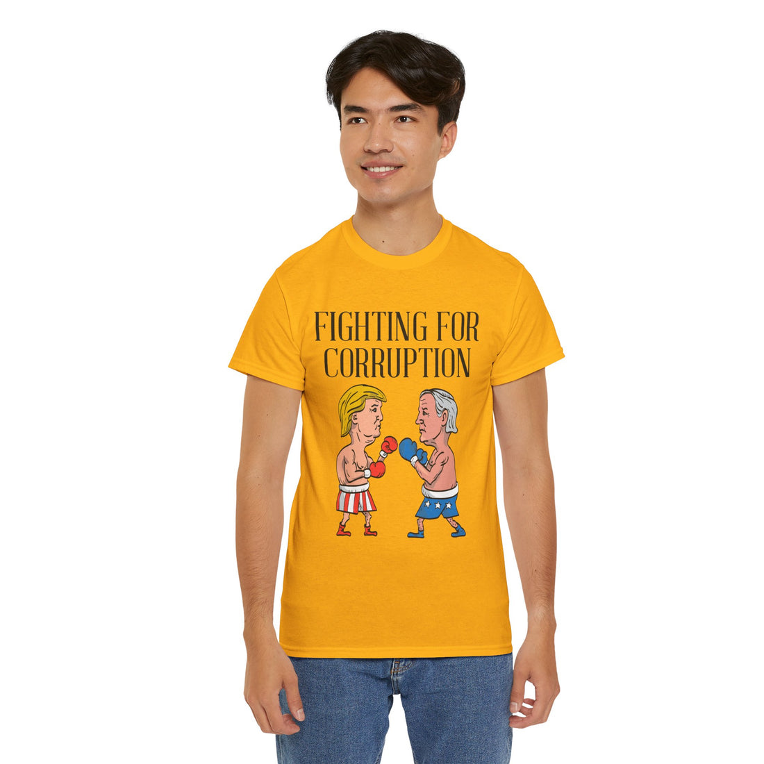 Fighting For Corruption Unisex Heavy Cotton Tee